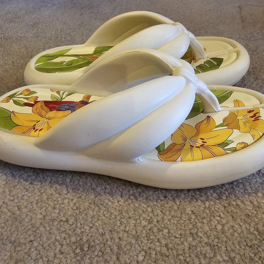 Farm Rio Womens Flip Flops - Picture 5 of 6